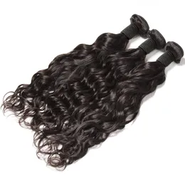 100％Remy Brazilian Hair Bundles Natural Wavy Virgin Extensions耐久性のあるWeft3バンドルJulienchinaBellahair