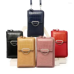 Вечерние сумки версии вертикальные женские мобильные телефоны сумка для мобильного телефона Корейский 2022 Многофункциональный кошелек больших мобильных устройств 2022
