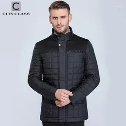 Men's Down Men's & Parkas CITY CLASS 2022 Mens Classic Fashion Casual Slim Fit Sewing Cotton-padding Stand Collar Warm Winter Jacket