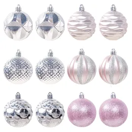 Christmas Decorations 2 36/60Mm Balls Ornaments Small Shatterproof Plastic Tree Decorative Hanging Baubles For Holiday Wedding Mjbag Ameux