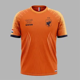 Koşu Setleri Özel Futbol Giyim Süt Pamuklu Gömlek Jersey Hollanda Erkekler TShirt Plus Size Rhude Boy Darc Sport Casual Fashion 220922