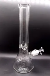 14 inch Clear Glass Water Bong Beaker Hookahs Large Oil Dab Rigs Shisha Smoking Pipes with Accessories