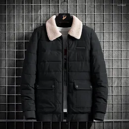 Piumino da uomo Parka da uomo Giacca invernale da uomo Cappotti Girocollo Moda Maschile Outdoor Parka militare Giacche Capispalla Spessore Caldo Casual