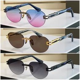 Óculos de sol Designer moda inset Red Mesmo homens e mulheres clássicas mach oval dourado preto prata buffa gradiente de chifre com caixa meta-evo dois copos de luxo