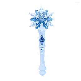 크리스마스 장식 Wandsnowflake Uplight Fairy Party Costume Wands Magical Girls Birthdaysupplies Star Kids Girl Glowingsticks