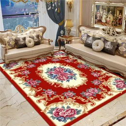 Carpets Modern Bohemian Living Room Carpet Large Area Lounge Rug European El Lobby High Quality Entry Door Non-slip Mat