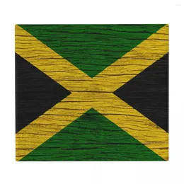 Настольные коврики для коврика для сушки для кухни для кухни Jamaica Flag Vintage Print Microfiber Disnowernware