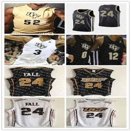 WSKT 2021 UCF Knights College Basketball 24 Tacko Fall 1 B. J. Taylor 2 Terrell Allen 15 Aubrey Dawkins 35 Collin Smith zszyty koszulki