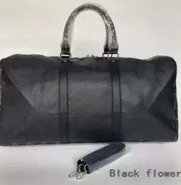 2022 Duffel Herren PU Leder Designer Reisekupplung auf Gepäcktasche Männer Basketball Totes 55 50 PVC Klare Handtasche Duffle Bag 118270J