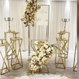 Party Decoration Romantic Luxury Outdoor Grand-Event Geometric Frame Props Wedding Sign Plint Shelf Flower Arch Birthday Balloons Stand