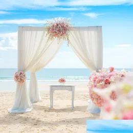 Party Decoration Wedding Arch Drape Dra Curtain Drapery Ceremony Reception Swag Backdrop Pictures Backgroundparty Drop De Packing2010 Dhhom