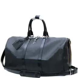 2022 Duffle Bag Gepäck Tragetaschen Handtaschen Schultertaschen Handtasche Rucksack Damen Tragetasche SS Herren Geldbörsen Taschen Herren Leder Clutch Wallet 41416 45 cm/50 cm/55 cm