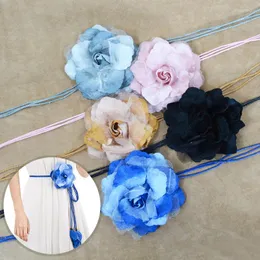 Поясные цветочные плетения для женщин для женщин Сладкая кисточка