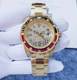 2022 Panie Watch 41 mm Diamond Sapphire Mirror Męski automatyczny mechaniczny kalendarz zegarków ze stali nierdzewnej Piękny prezent dla par