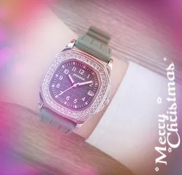 Çift unisex kare toprak iskelet kadran saat saati kadınlar erkekler lüks moda kristal elmas yüzük saatleri coote chronograph hareketi vintage retro kol saati