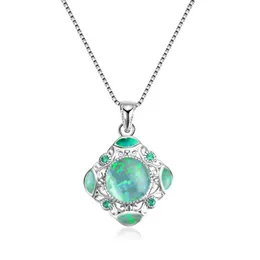 Classic Creative Design Hollow Flower intaglio blu Fire Opal Opal Cipclace Crystal Crystal Zircone Inlay Simple Fashion Women Wedd2254