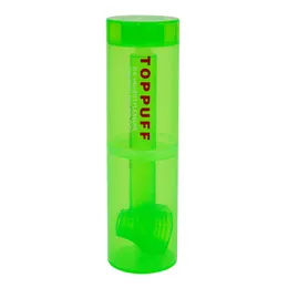 플라스틱 스팟 178mm 4 컬러 파이프 흡연 세트 플라스틱 물산 물 담뱃대 상단 휴대용 원통형 플라스틱 워터 파이프