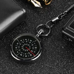 Pocket Watches Three-Layer Seconds Dial Simple No Cover Display Snake-Shaped Waist Chain Retro Creative Quartz Ppocket Watch