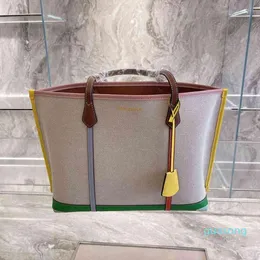 Tasarımcı Çanta Tote Luxury Bag Tuval Bir Omuz Dosyası Banliyö Yüksek Kapasiteli Tot Moda