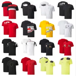 2022 Formula One Team Tişörtleri F1 Racer Motor Sporları Kısa Kollu Gömlekler Yarış Hayranları Yazlık Tişörtler Büyük Beden