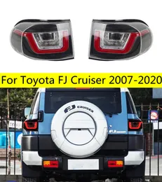 Stylizacja stylizacji samochodów dla Toyota FJ Cruiser 20 07-20 20 Tylna lampka LED tylna tylna światła hamulca Odwracanie sygnał skrętu