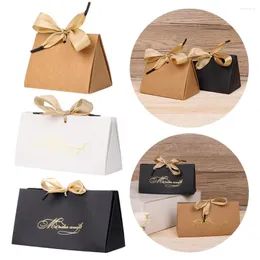Подарочная упаковка треугольная конфеты коробка Diy помада духи упаковки свадебные сувениры коробки шоколадные сумки вечеринка