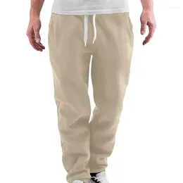 Men's Pants Men's 11 Color Casual Warm Sweatpants For Autumn Winter Male Drawstring Fashion Sprot Trousers Cotton Men Loose Pant