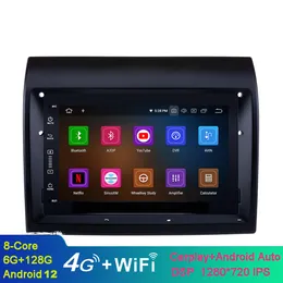 Android 10 7-calowy samochód Video Stereo for Fiat Ducato 2007-2016 z nawigacją Bluetooth GPS Wsparcie DVR SWC