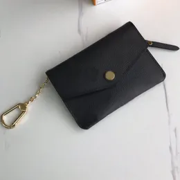 Unisex väska korthållare plånbok kvinnlig designer lyxhandväskor läder nyckelhållare plånböcker mode kvinnliga män purses korta minispåsar handväska nyckelring med låda med låda