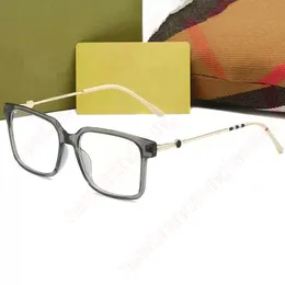 2022 Solglasögon Anti Blue Light Blocking Glasses Kvinnor Vintage Computer Logo Detail Bio-acetate Square Optical Frames Optical Fake Glassess Lunette de Soleil 002