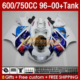 Suzuki Srad GSXR 600 750 CC 600CC 750CC 96-00 바디 156NO.7 GSXR750 GSXR-600 GSXR600 96 97 98 99 00 GSX-R750 1996 1997 1998 1999 2000 Fairing White Glossy