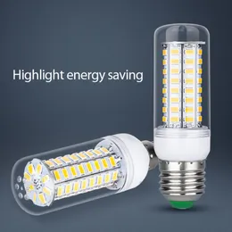 E27 LED lamba 110V 220V Mısır Ampul Spot Işığı Avize Yüksek Işık LED Ev Mutfak Banyo Aydınlatma Lampa Mum Işıkları