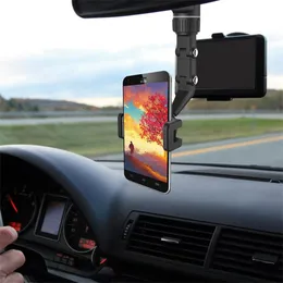 Neue Auto Telefon Halter Multifunktionale 360 Grad Drehbare Auto Rückspiegel Sitz Hängen Clip Halterung Handy Halter