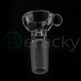 Klarer Rauch, 14 mm/18 mm männlich, dickwandige Glasschale für Dab Rigs, Glas-Wasserbong-Rohre