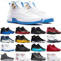 Basketball Shoes Men Trainers Sports Sneakers Utility Twist Playoffs Royalty Reverse Flu Game Bulls 12 12S Mens Size 7-13