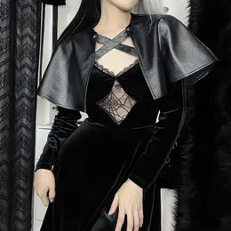 Женские куртки с твердым цветом pu кусок костюм темный панк стиль кожа