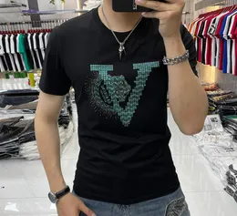 Men's T-Shirts 2022 spring new European station trend men's long-sleeved t-shirt men round neck Korean casual bottoming shirt