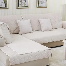 كرسي يغطي 1 PCS 2022 Plush Cover Cover Cushion Four Seasons Sofa منشفة حديثة بسيطة غرفة المعيشة ركن مسند الذراع