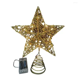 Christmas Decorations Eco-friendly LED Star Ornament Scene Layout Accessories Tree Top Decoration