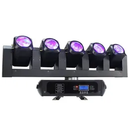 2 قطعة LED شعاع تحريك الرأس ضوء 5x40W RGBW MOVINGHED BAR DMX Stage Party Wash Lightings