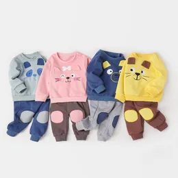 Fanfiluca Marke Neue Mädchen T-Shirts Langarm Mädchen Herbst Katze Tees Shirts Casual Tops Kleidung Kinder Outwear Outfits 20220924 E3