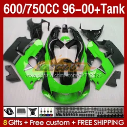 Tanque de carenagens para Suzuki Srad GSXR600 GSXR 600 750 CC 1996 1997 1998 1999 2000 Body 156NO.101 GSXR750 600CC GSX-R750 750CC 96-00 GSXR-600 96 97 98 99 00 FATURA VERDENTE