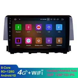 9-calowy film samochodowy na Androida na 2016-Honda Civic Radio GPS GPS z 3G/4G Wi-Fi USB Sterowanie kierownicy