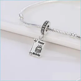 Charms Birthday Gift Alloy Charm Bead Dangle Fashion Women Jewelry Stunning European Style For Diy Bracelet Bangle Necklace 48 W2 Dro Dh73H