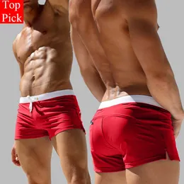 Мужские купальные костюмы Toppick Pocket Sexy Sexy Swimsuit Sports Sports Shorts Shorts J220913