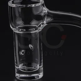 Auto Highbrid Smoke Seamless Weld Quartz Banger Helt Naglar För Dab Riggar Vattenglasrör Bong