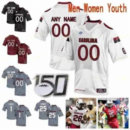 SJ NCAA College Jerseys South Carolina Gamecocks 36 DJ Swearinger 44 Sherrod Greene 5 Dakereon SJ Yner 89 Bryan Edwards Custom Football zszyty