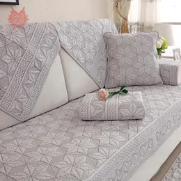 Chair Covers Summer Grey Pentagram Quilted Sofa Cover Cotton Furniture Slipcovers For Living Room Canape Capa De Protector SP5137