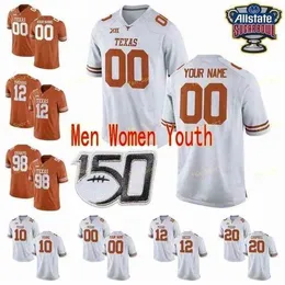 SJ NCAA College Jerseys Texas Longhorns 8 Shipley 80 Brayden Liebrock 81 Sam Acho 84 Kennedy Lewis Marquise Goodwin Custom Football zszyte