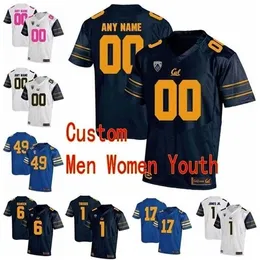 Sj Custom California Golden Bears College Football Jerseys 7 Davis Webb 8 Aaron Rodgers 9 CJ Anderson 99 Wesley Walker Men Women Youth Stitched